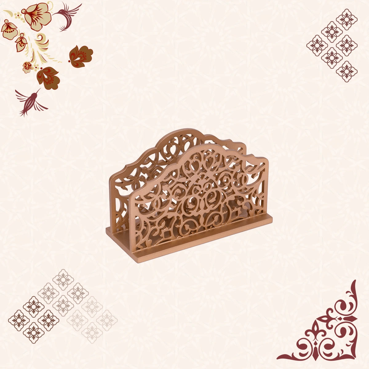 Ornate Filigree Handcrafted Cocktail Napkin Holders